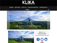 Tablet Screenshot of klika.mx